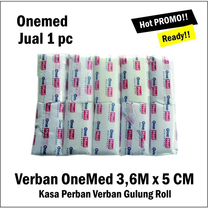 Jual Kasa Verban OneMed 3,6M x 5CM Kasa Perban 5 cm Jual Satuan ...