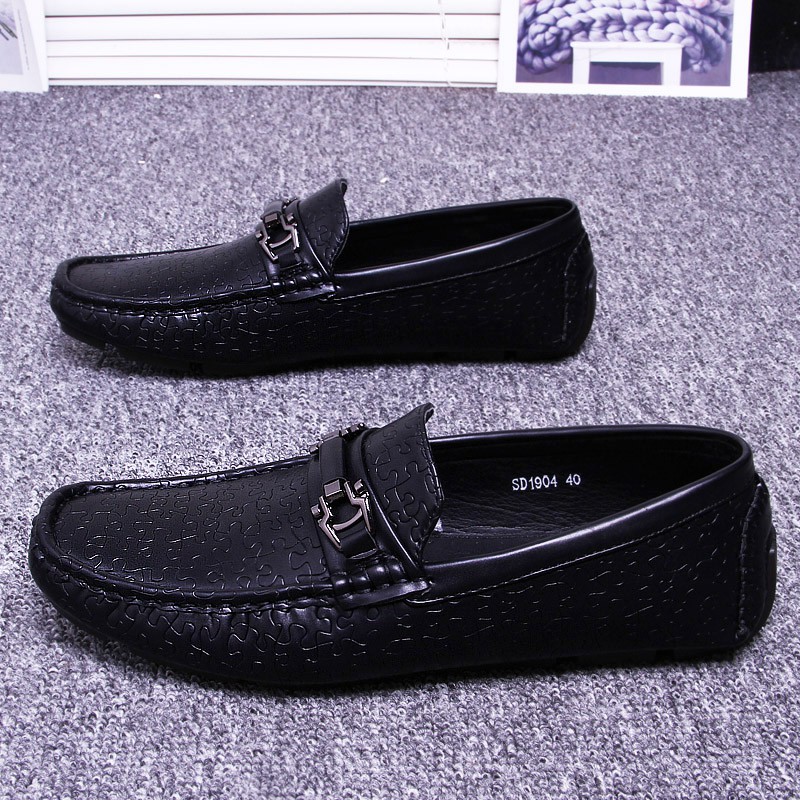 Sepatu casual pria slip on 2024 loafers kerja