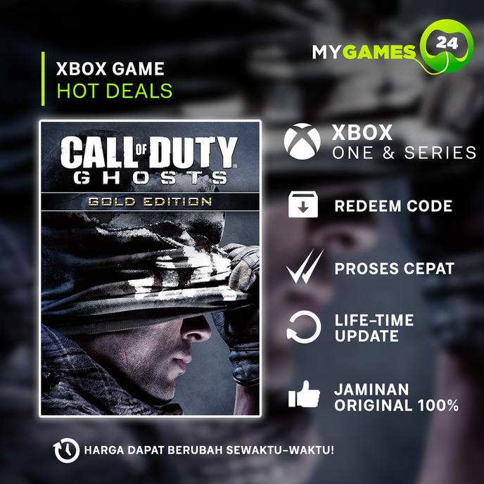 Jual Call of Duty Ghosts Xbox One Series X|S redeem code stock ready ...