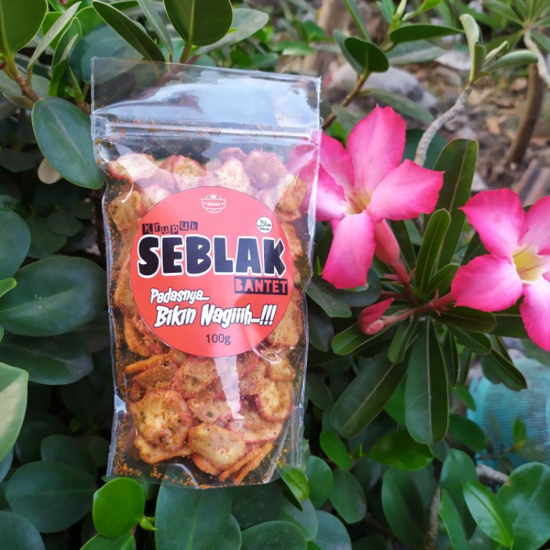 Jual Krupuk Seblak Bantet Pedas Daun Jeruk Berat 100gr Shopee Indonesia