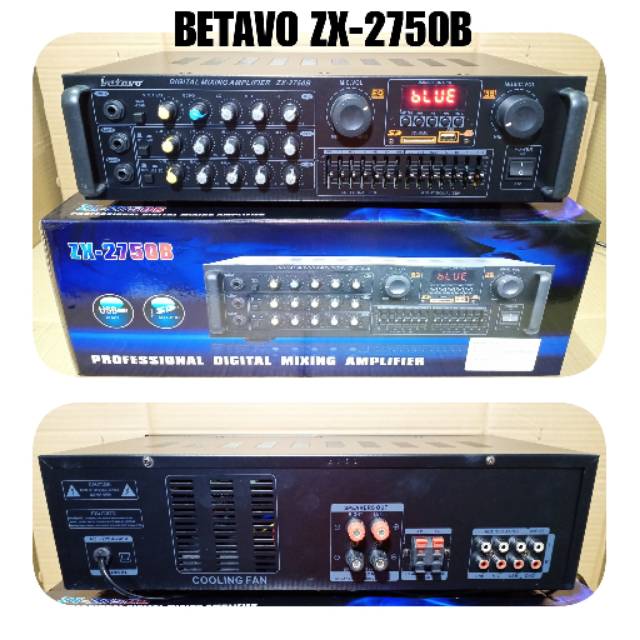 Jual AMPLI BETAVO ZX 2750B PROFESIONAL DIGITAL MIXING AMPLIFIER ...