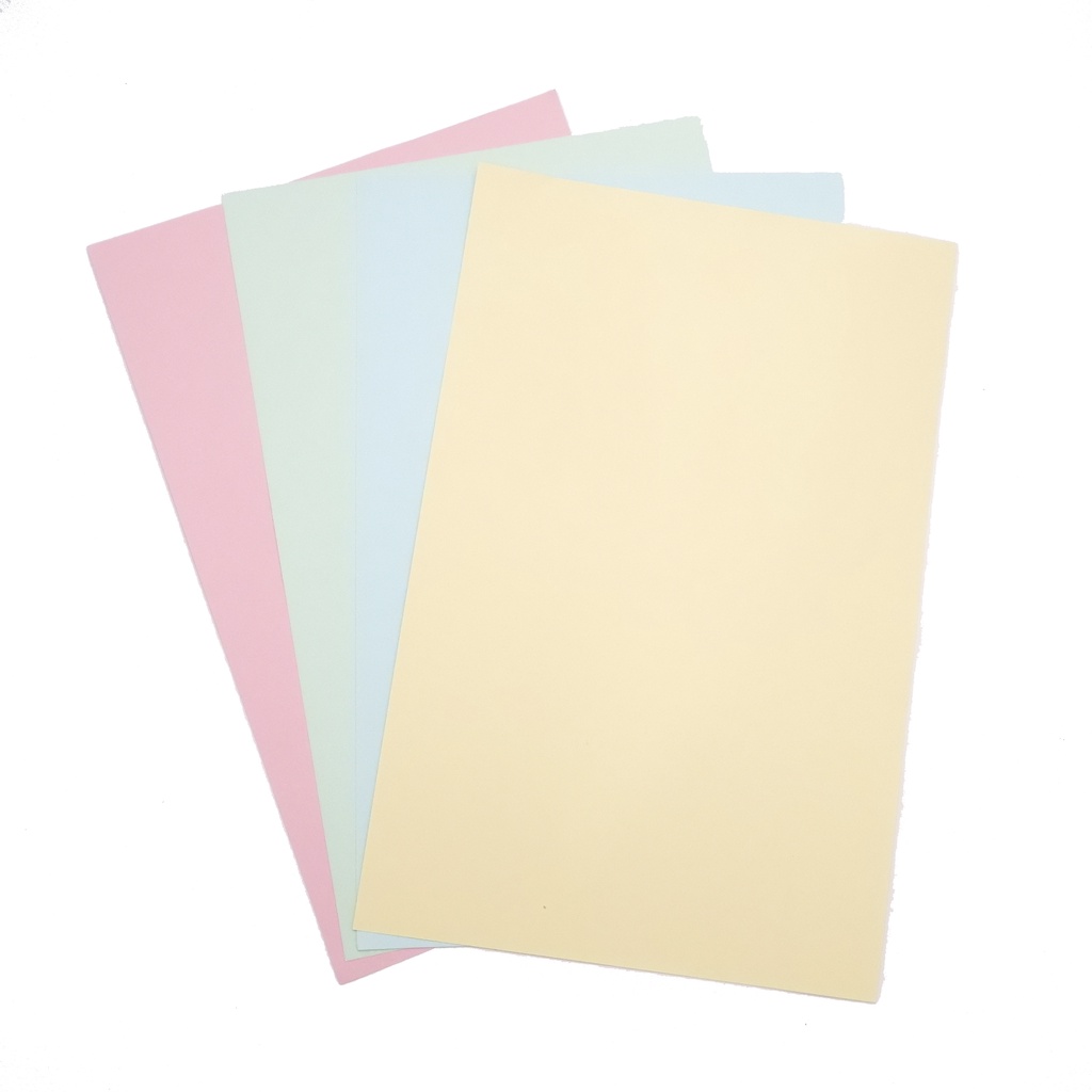 Jual Kertas Cover Folio Warna Muda Biru Hijau Kuning Pink Bc Indah F4