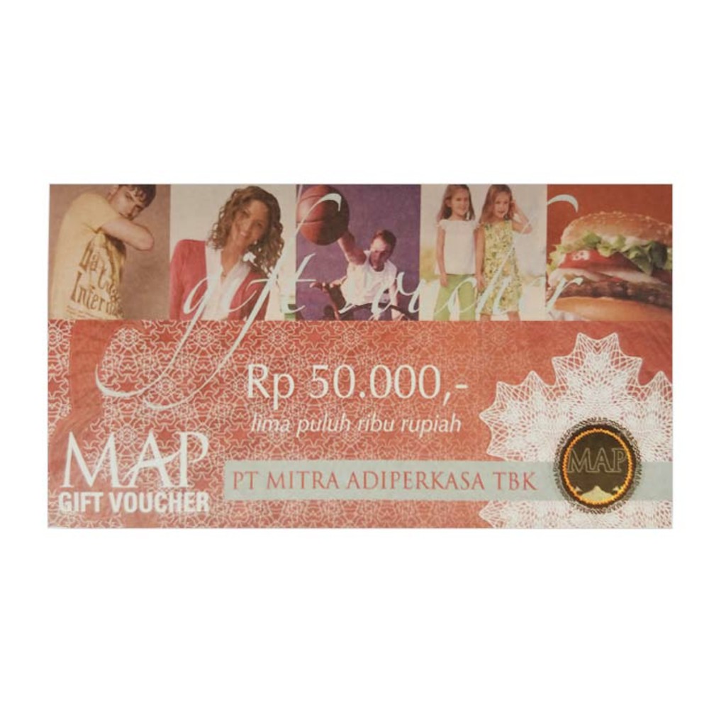 Jual Voucher MAP (MAP Gift Voucher) Rp 50.000,- | Shopee Indonesia