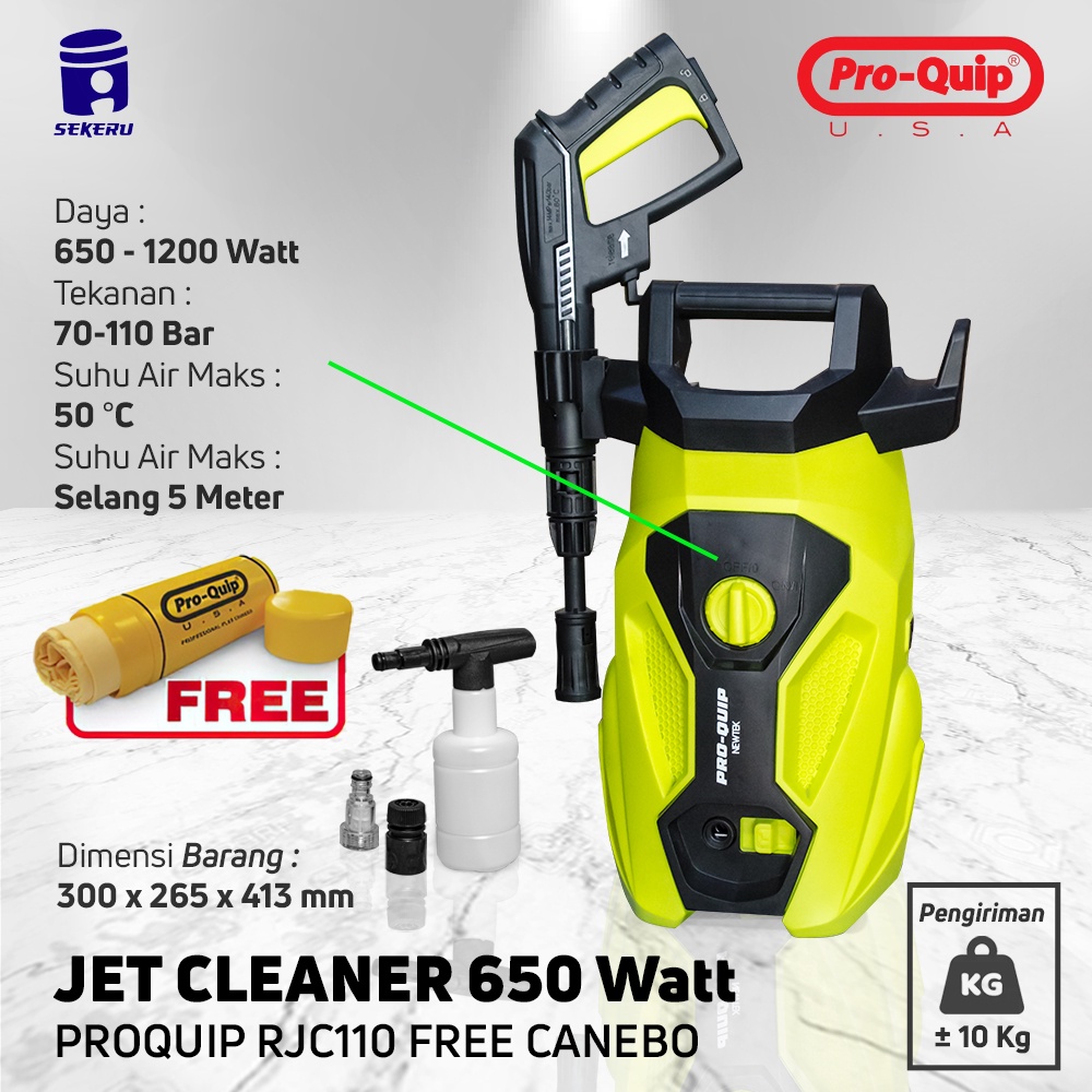 Jual Jet Cleaner Proquip U.S.A Cuci Motor Mobil 650 watt RJC 110 RJC110 ...