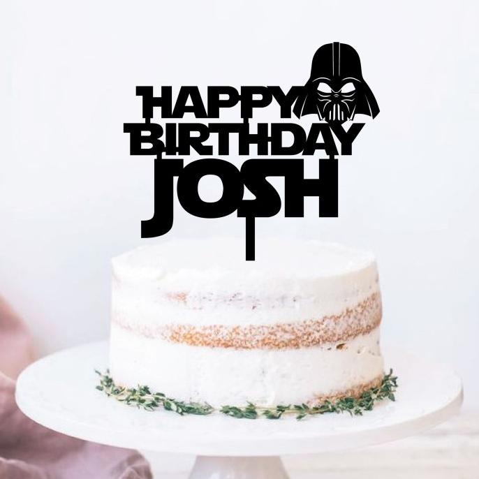 Jual Custom Cake Topper Star Wars Starwars Stormtrooper Hiasan Topper ...