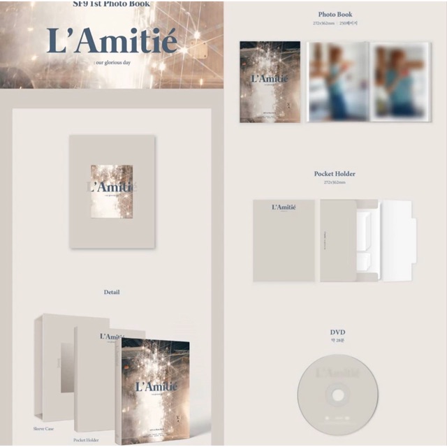 SF9 L'AMITIE 1ST PHOTOBOOK - Kpop USA