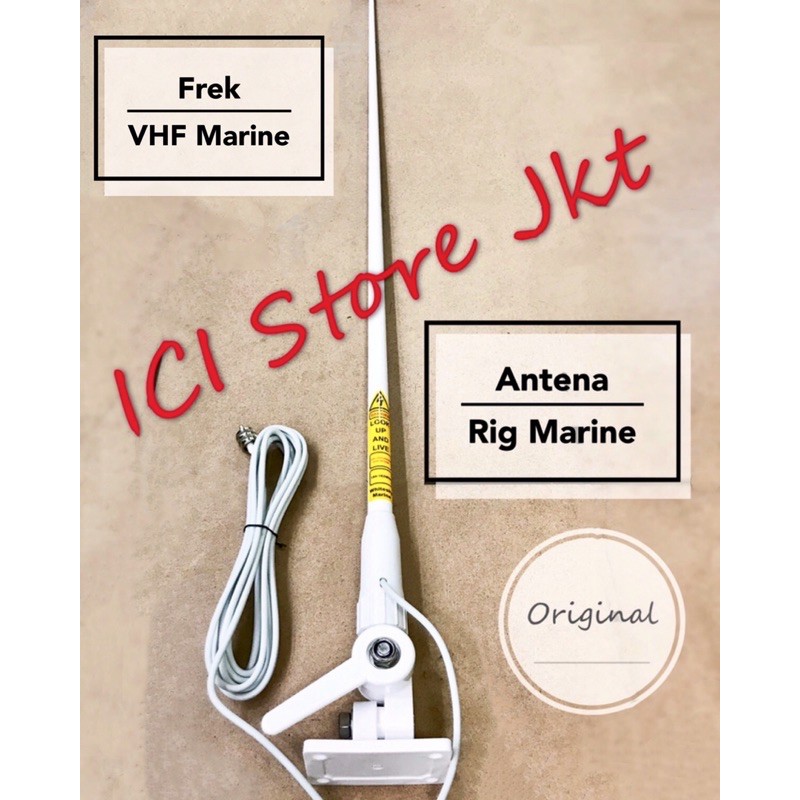 Jual antena radio rig marine white sky | Shopee Indonesia