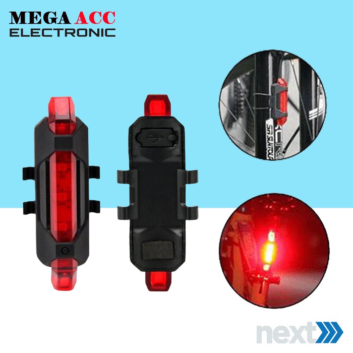 Jual Lampu 5 LED Taillight Rechargeable - Lampu Rambu Rambu Khusus ...