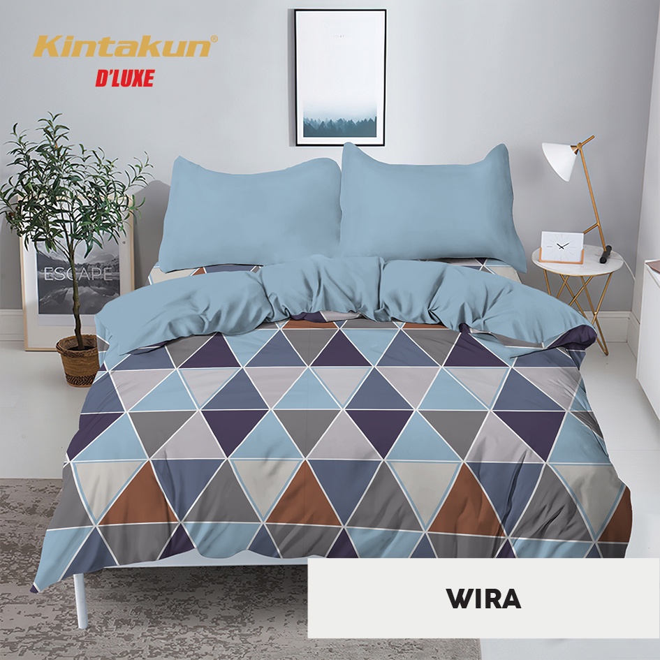 Jual Kintakun Bed Cover Set 180 King Minimalis Dluxe Nirmana 20 Cm ...