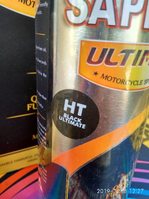 Jual Sapporo Ultimate HT01 Hi Temp Black / cat tahan panas / cat ...