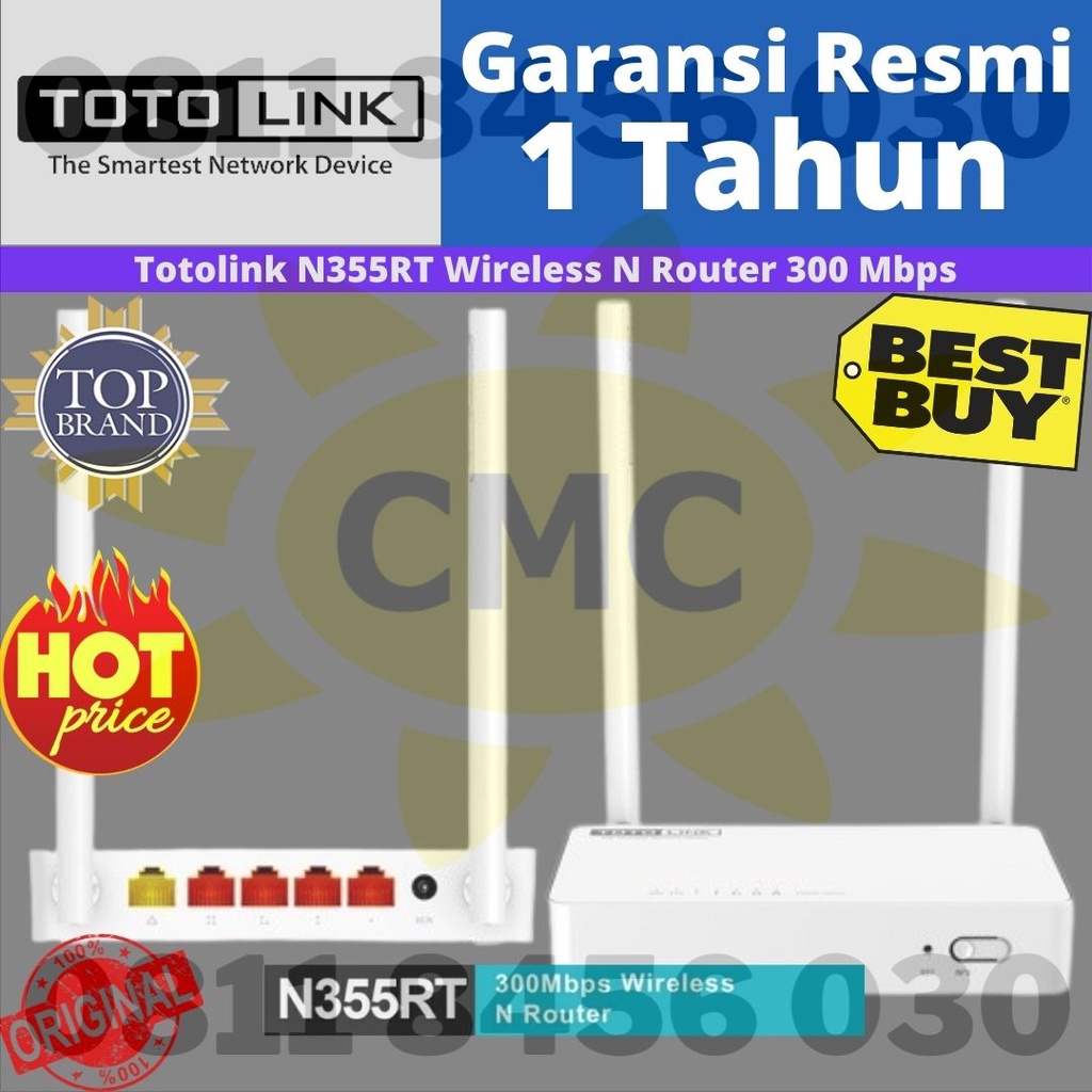 Jual TOTOLINK N355RT Wireless N Router 300Mbps | Shopee Indonesia