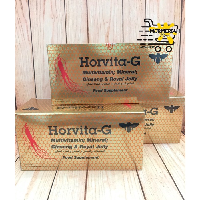 Jual Horvita G MULTIVITAMIN dan MINERAL (GINSENG & ROYAL JELLY