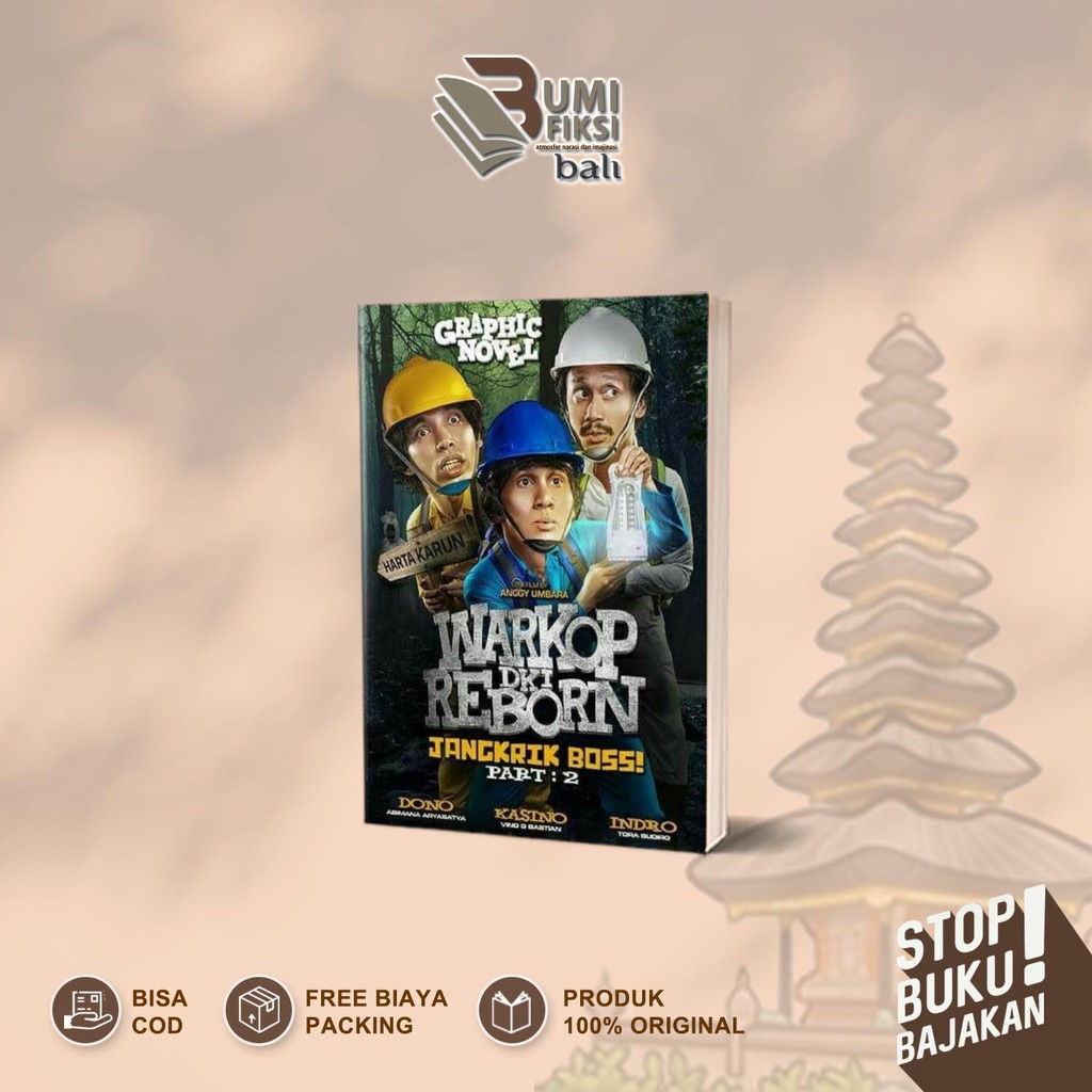 Jual Warkop Dki Reborn Jangkrik Boss Part 2 Edisi Graphic Novel Shopee Indonesia 