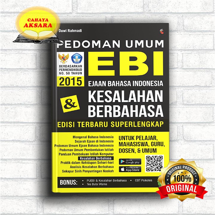 Jual PEDOMAN UMUM EJAAN BAHASA INDONESIA KESALAHAN BERBAHASA | Shopee ...