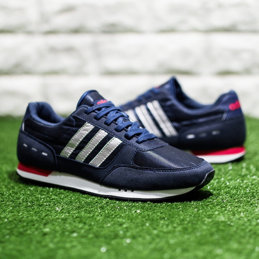 Jual Sepatu Sneakers Adidas ORIGINAL Neo City Racer Full Navy