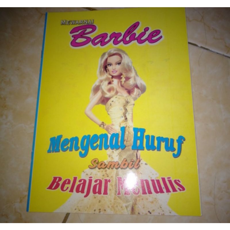 Jual Buku Mewarnai Barbie : Mengenal Huruf Sambil Belajar Menulis ...