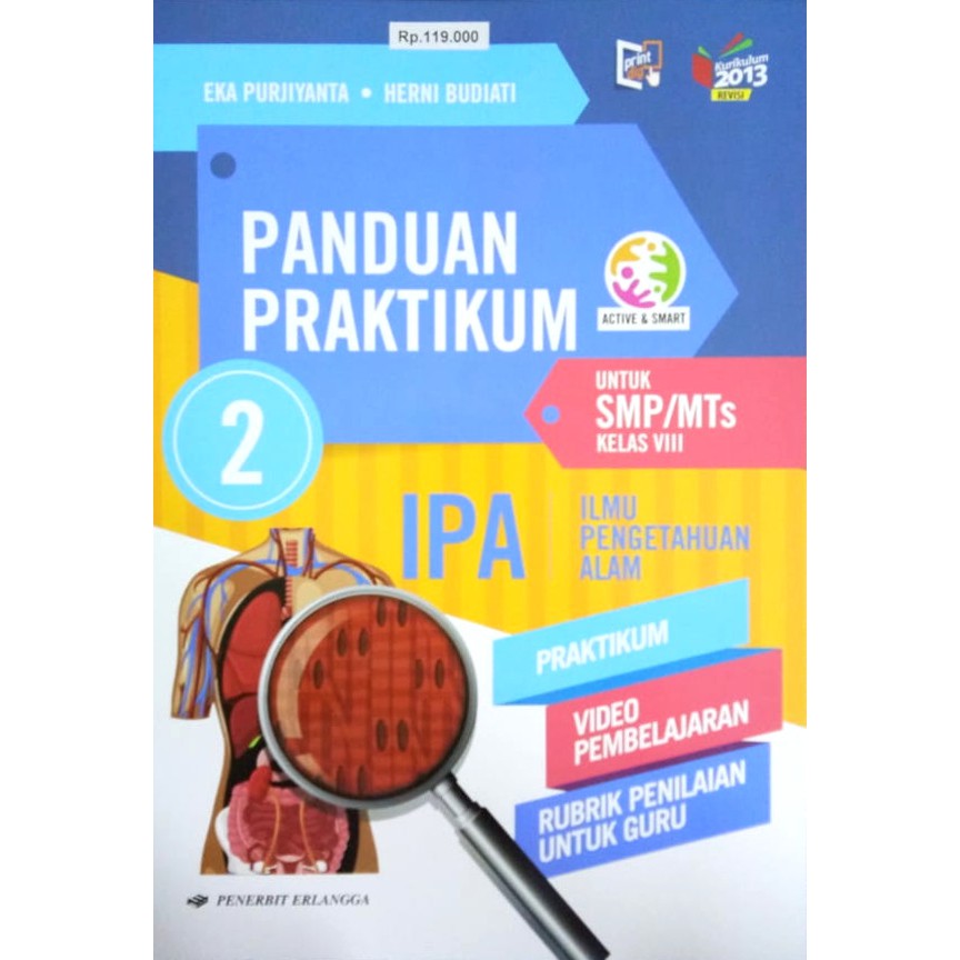 Jual Buku Pelajaran Smp Mts Panduan Praktikum Ipa Kelas 8 K2013 New