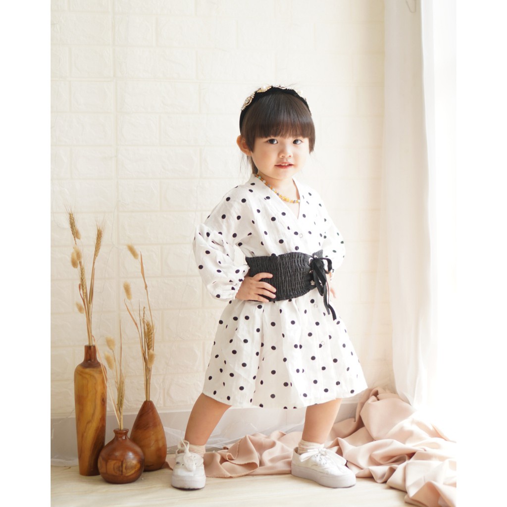 Little M Peplum Print Dress Anak Perempuan main image 1