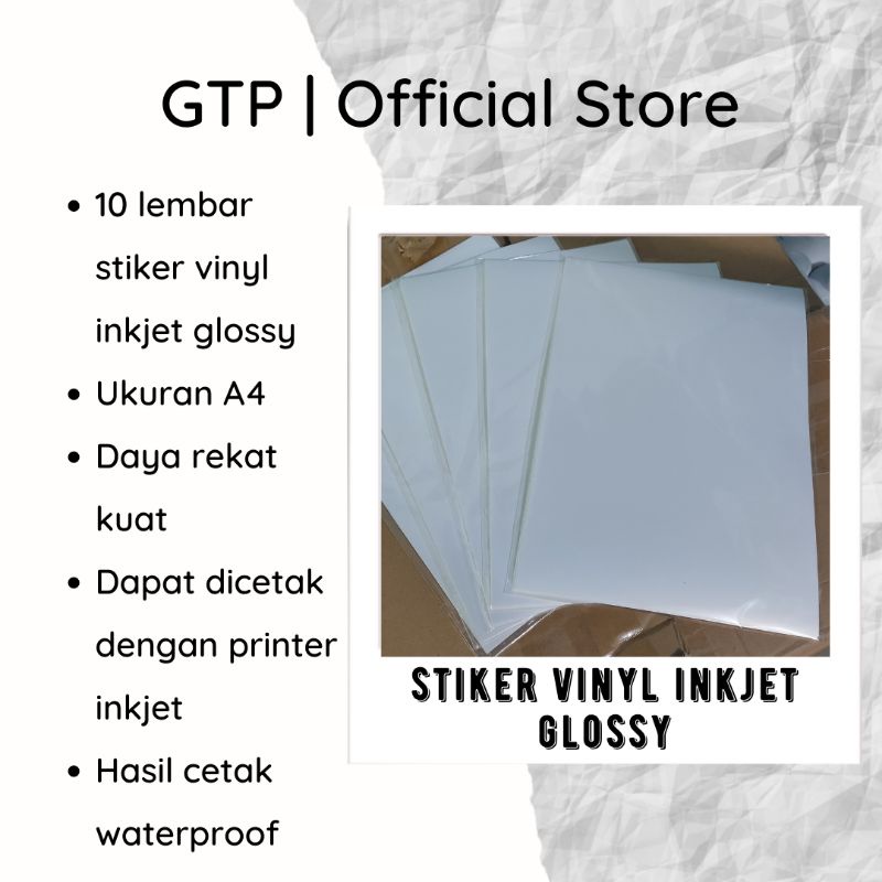 Jual Stiker Vinyl Inkjet Waterproof | Shopee Indonesia