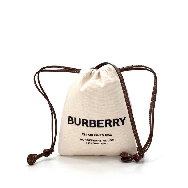 Burberry hotsell drawcord pouch