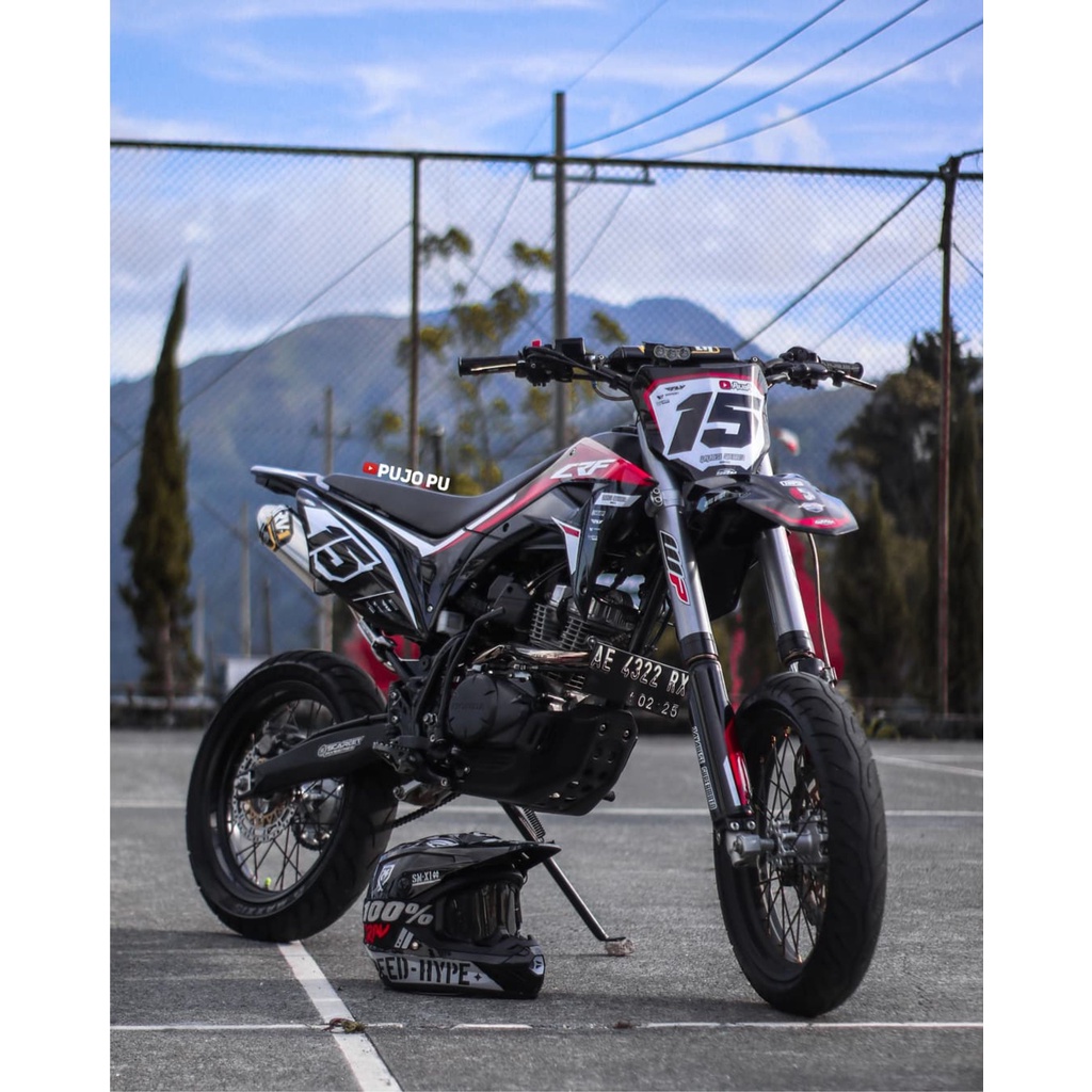 Jual DECAL CRF SUPER GLOSSY PREMIUM - FULL BODY CUSTOM | Shopee Indonesia