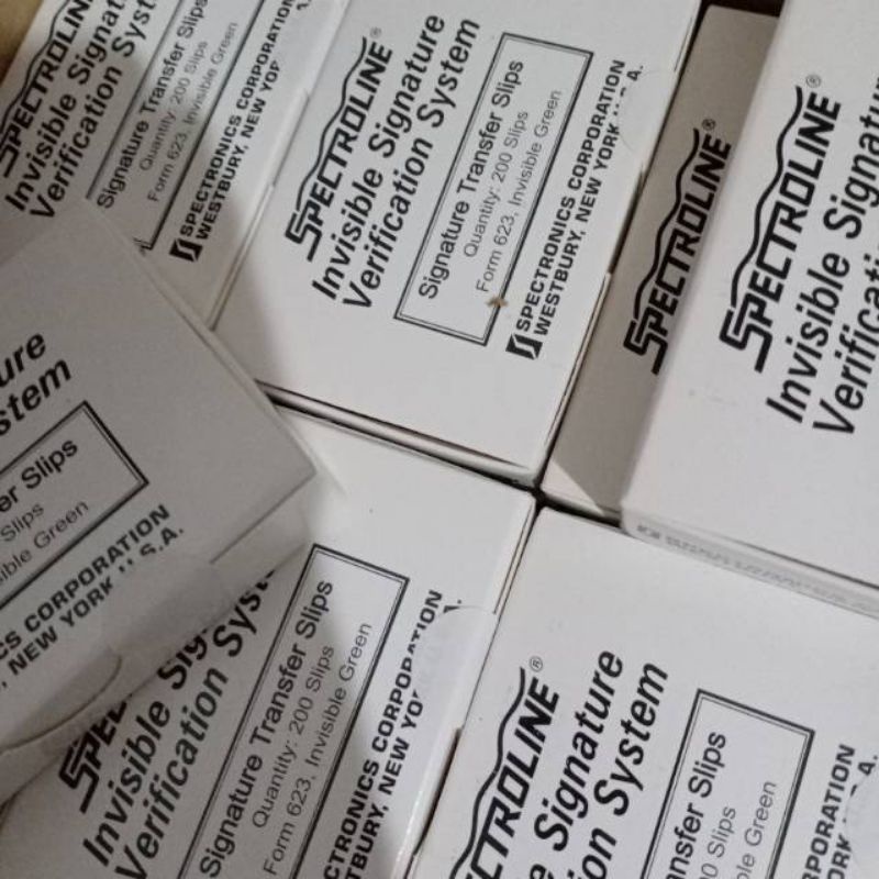 Jual spectroline signature invisible & overlay | Shopee Indonesia