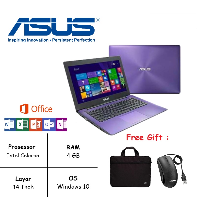 Jual LAPTOP ASUS X453 INTEL CELERON RAM 8GB 14 INCI WINDOWS 10 | Shopee ...