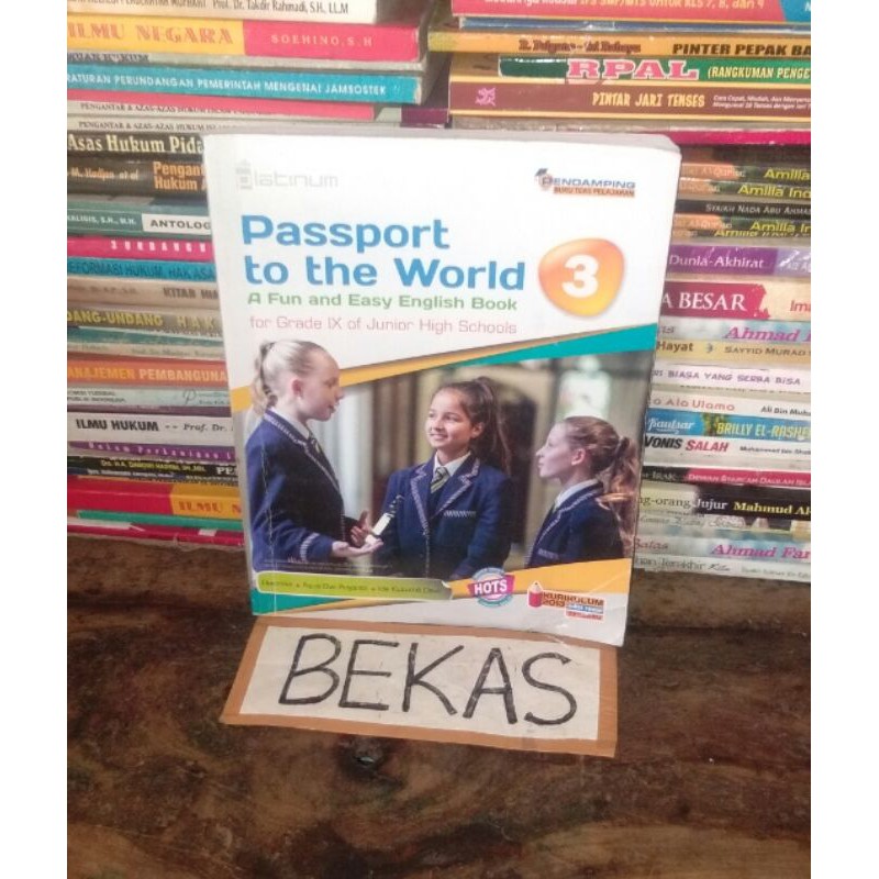 Jual Passport To The World Bahasa Inggris Kelas 9 IX 3 SMP Platinum ...