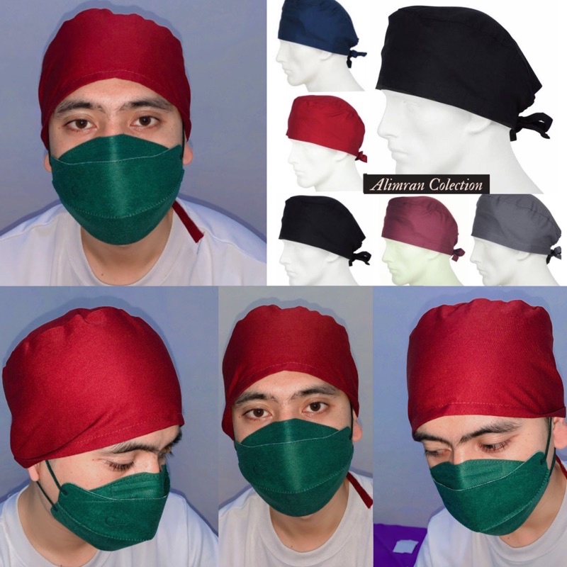 Jual Topi Operasi Surgical Scrub Topi Chef Koki Masak Topi Pekerja ...
