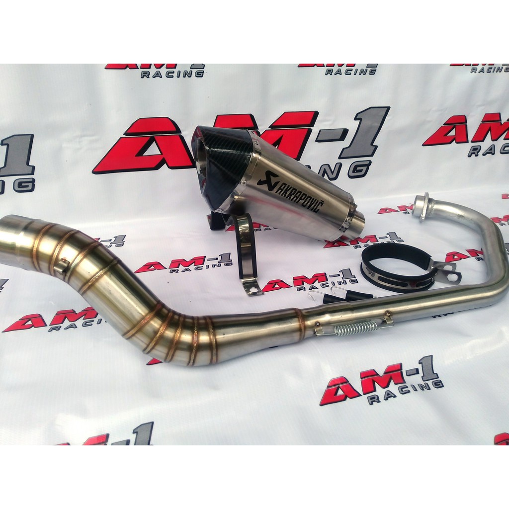Jual Kenalpot Knalpot Racing Akrapovic Short All New YZF R15 VVA R15M ...