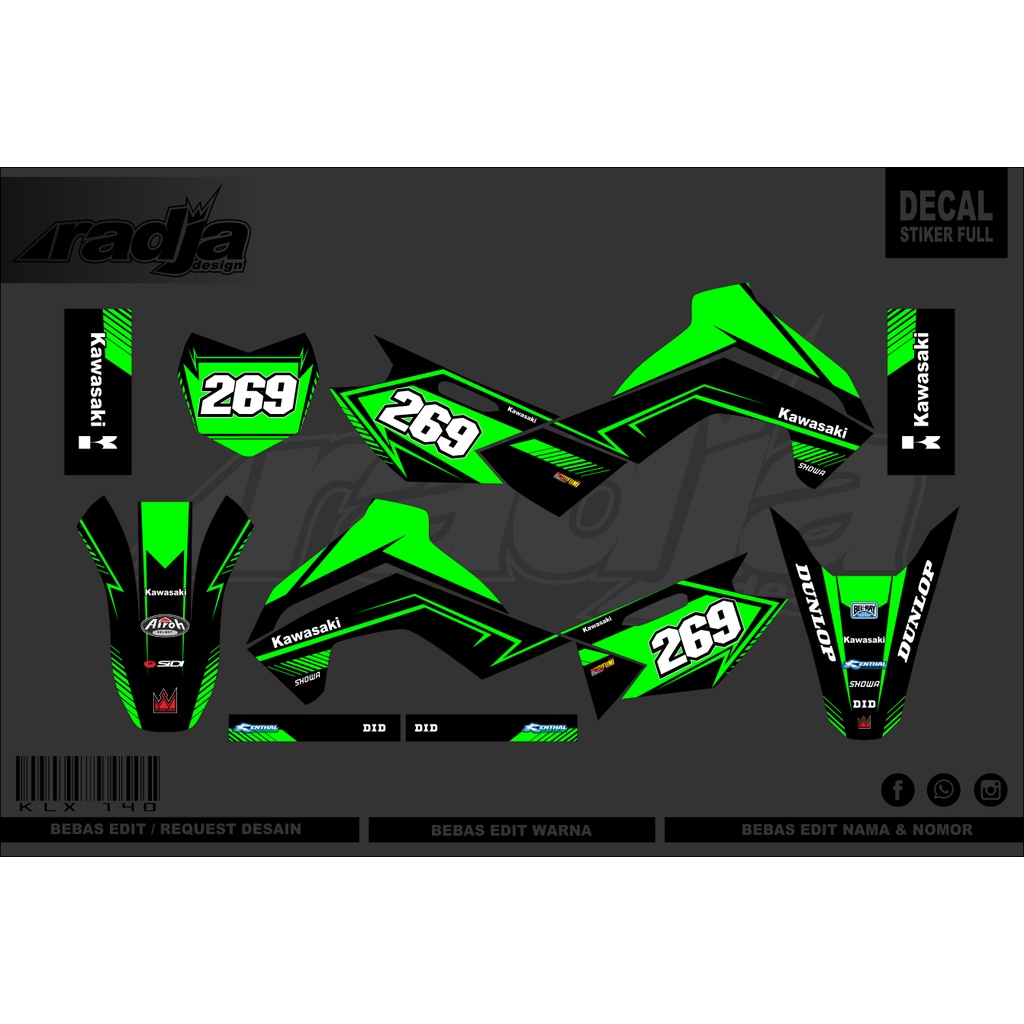 decal klx 140