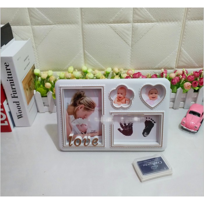 Jual Baby Photo Frame With Stamp / Bingkai Meja Foto Pigura Bayi New ...