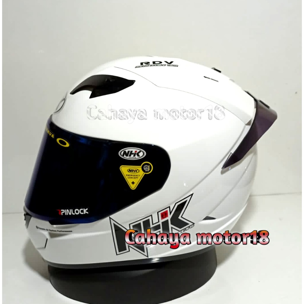 Helm nhk store full face putih