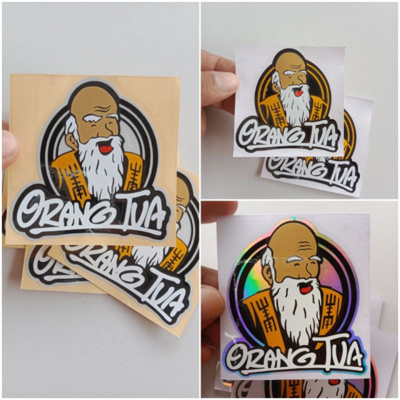 Jual Sticker Orang Tua Cuting Motor Mobil Laptop Hp Shopee Indonesia