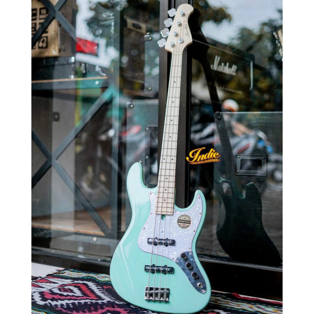 Jual Gitar Bass Bacchus Universe Series WJB 330M Seaform Green