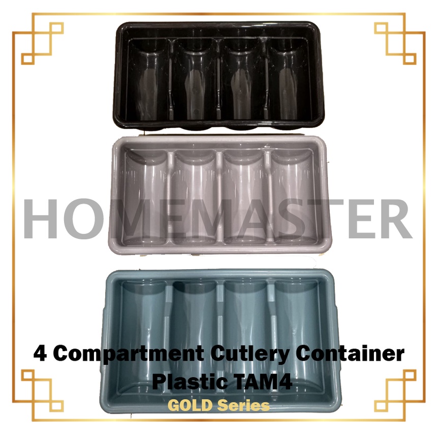 Jual HomeMaster Cutlery Box 4 Sendok/Garpu