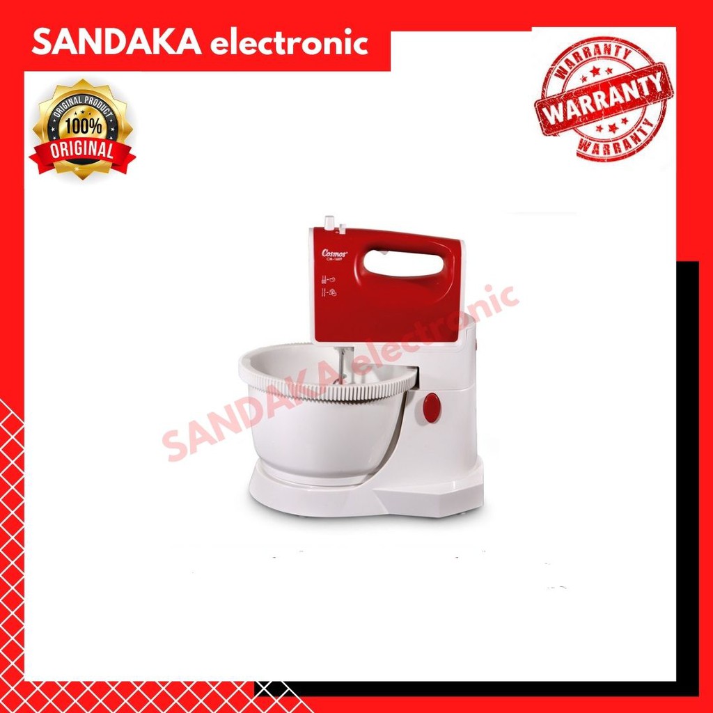 Jual stand mixer COSMOS CM 1689 real turbo pengaduk telur dan adonan