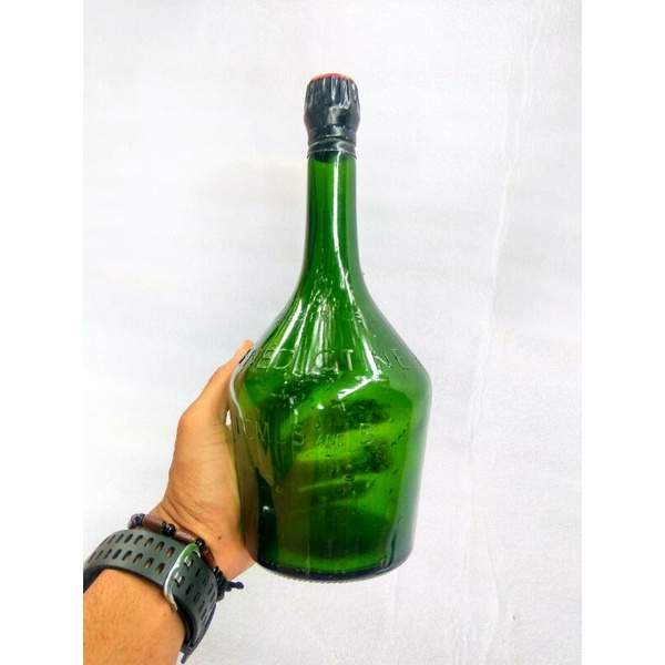 Jual Botol unik BENEDICTINE DOM botol langka botol kaca | Shopee Indonesia