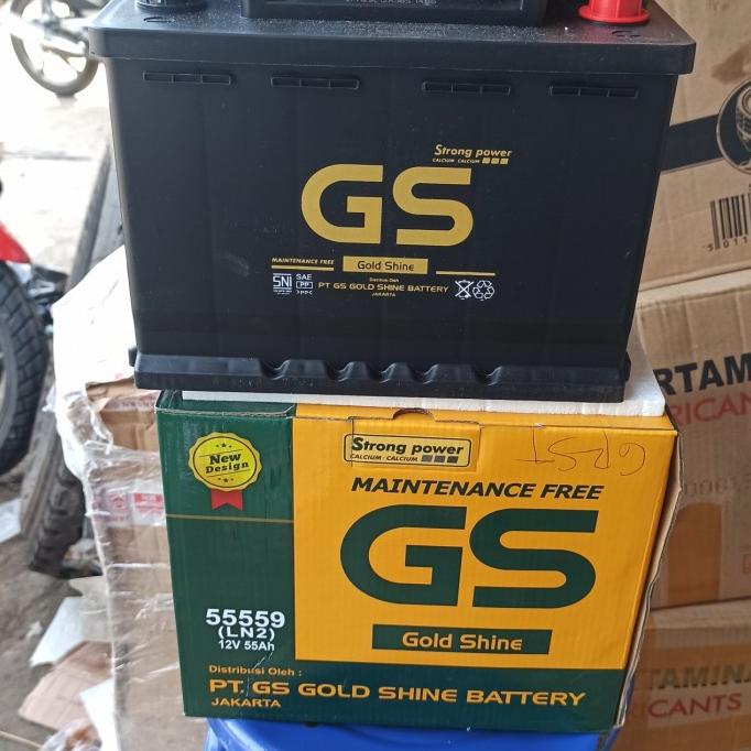 Jual Aki Accu MF Kering 555-59 12V 55AH 55Amper Aki Accu Kering 55559