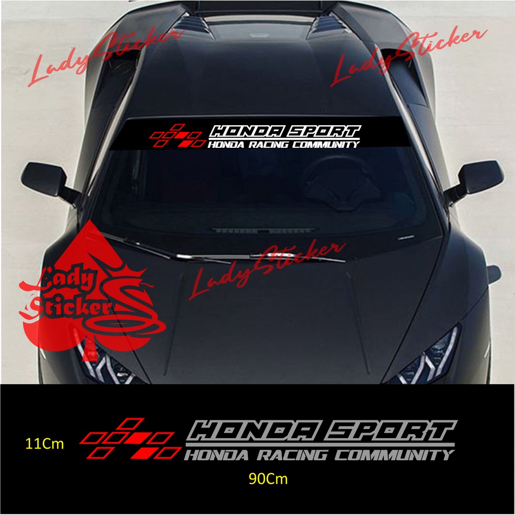 Jual STICKER STIKER MOBIL HONDA MOBILIO STICKER KACA DEPAN BELAKANG ...