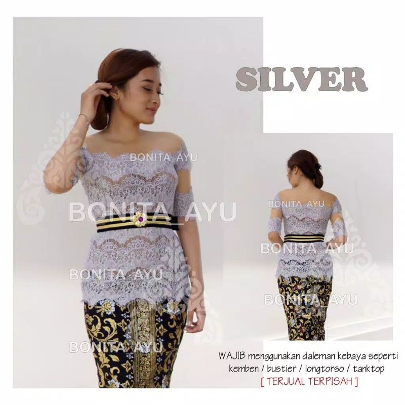 Jual kebaya modern modifikasi rangina rangrang model sabrina murah ...