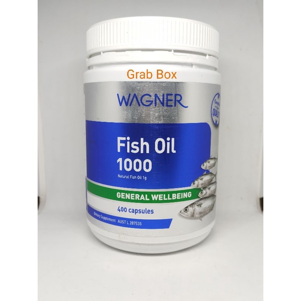 Jual WAGNER FISH OIL 1000 MG 400 CAPS MINYAK IKAN OMEGA 3 EPA DHA