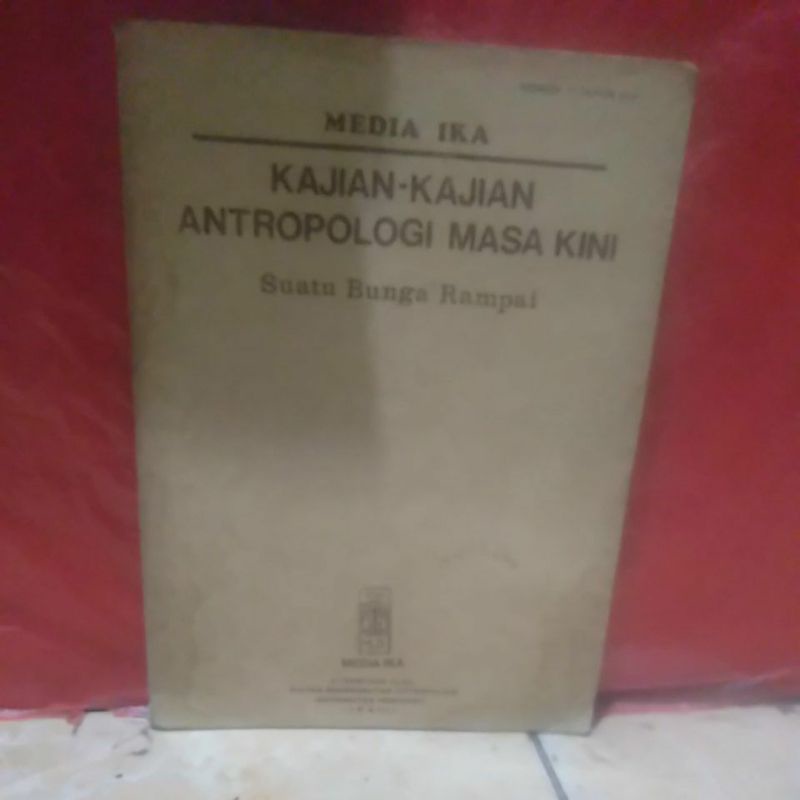 Jual Kajian Kajian Antropologi Masa Kini Suatu Bunga Rampai Nomor