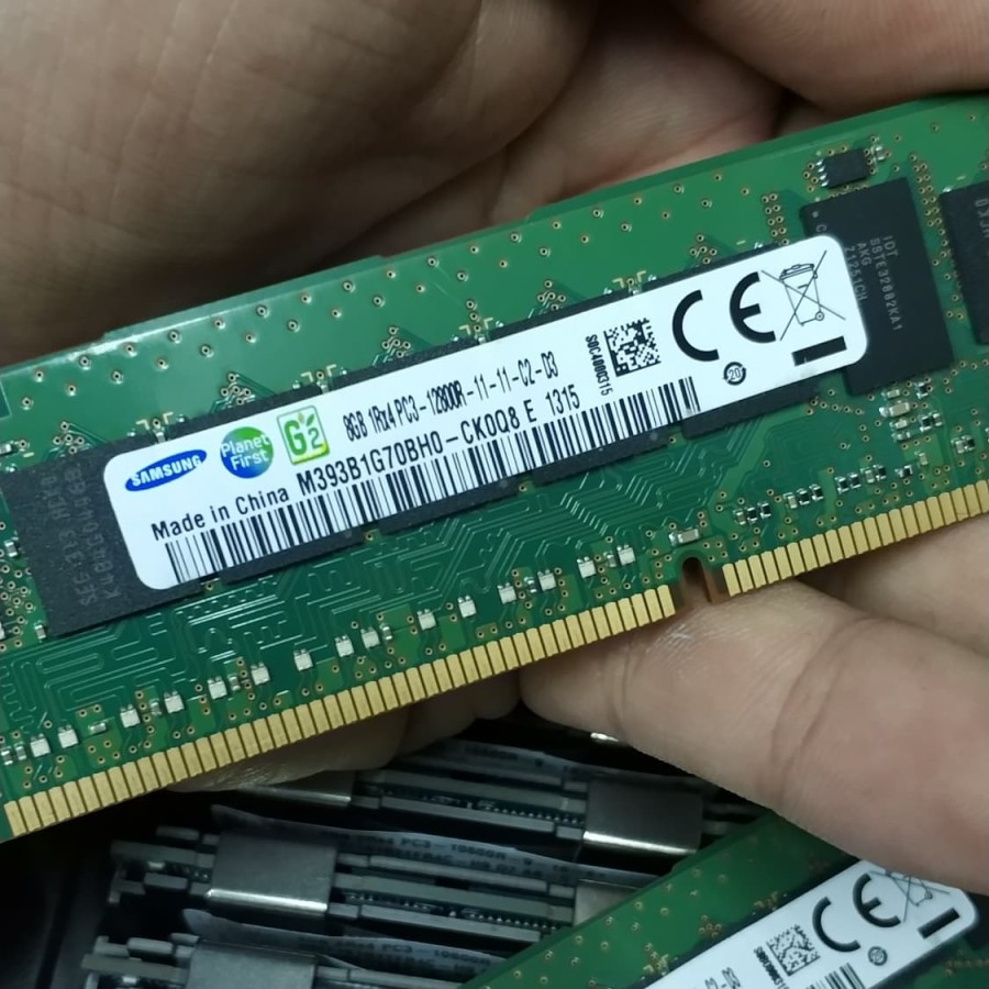 Jual Memory Ram Server 8Gb DDR3 PC3-12800R ECC REG SAMSUNG FOR