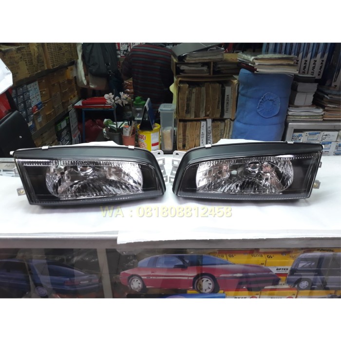 Jual Headlamp Black Smoke Lampu Depan Mitsubishi Lancer Evo Ck Head Lamp Shopee Indonesia