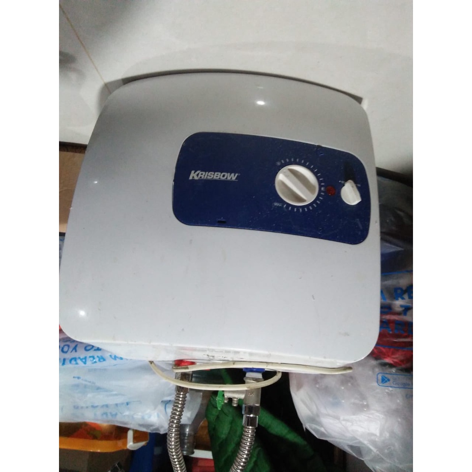 Jual Water Heater Pemanas Air Listrik Krisbow 15 Liter Shopee Indonesia