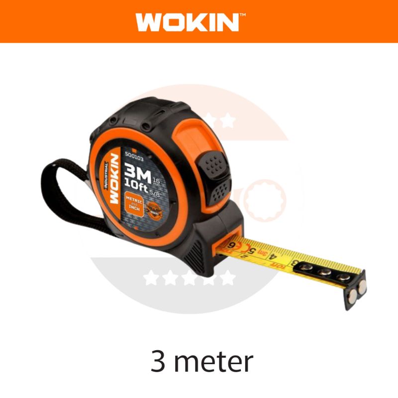 Jual Meteran 3 meter power lock body lapis karet | Shopee Indonesia