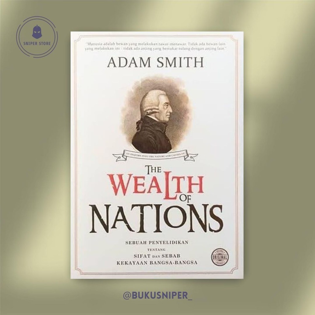 Jual Buku The Wealth Of Nations Adam Smith Original | Shopee Indonesia