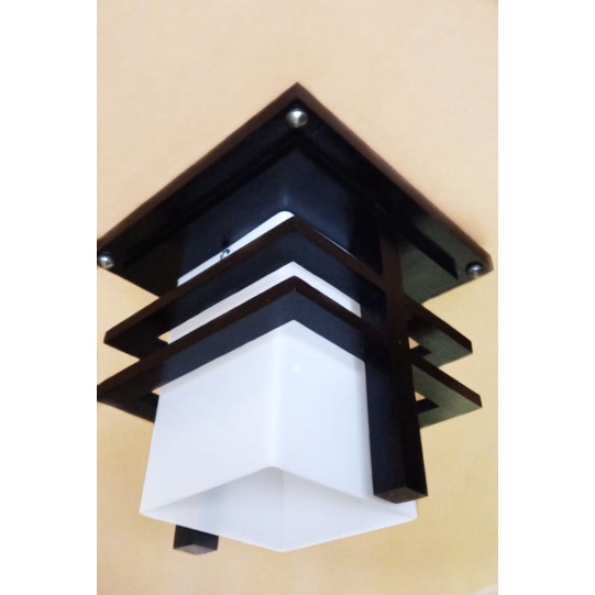 Jual Lampu Plafon Minimalis Lampu Ruang Tamu 20cm x20cm xT25cm | Shopee