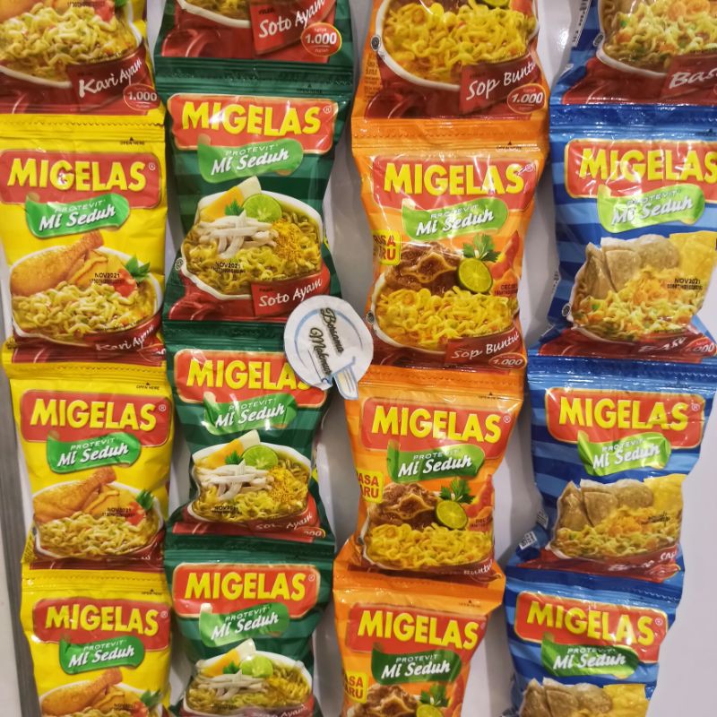 Jual MIGELAS mie gelas renceng (10 bks @ 26g) | Shopee Indonesia